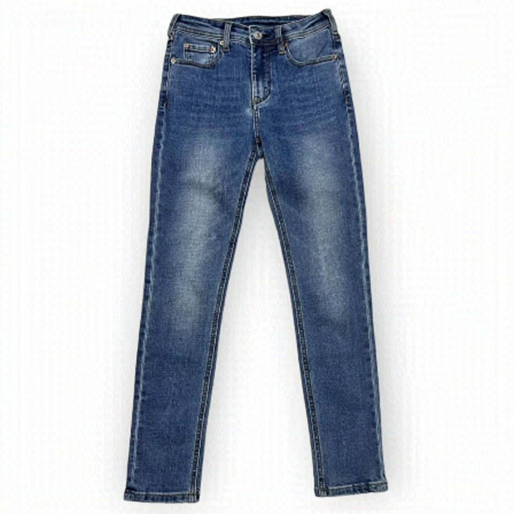 Acne Studios Bla Konst Mid-Rise Skinny Leg Luxury Designer Denim Jeans 24” (XS)